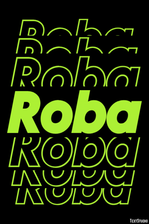 Roba Text Effect