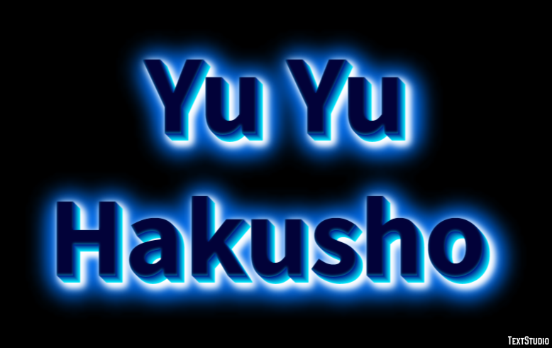 Yu Yu Hakusho Texteffekt