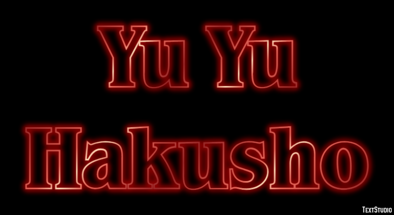 Yu Yu Hakusho Text Effect