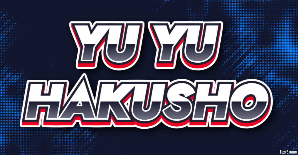 Yu Yu Hakusho Efekt tekstowy