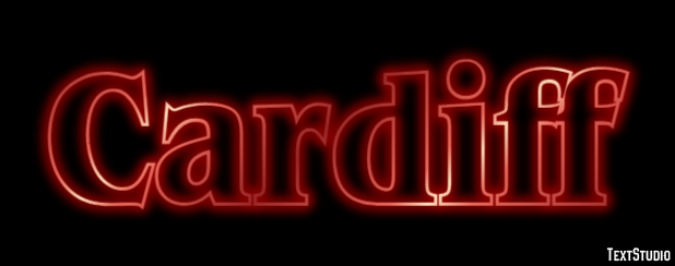 Cardiff Effetto testo