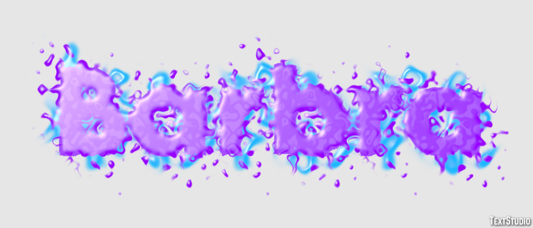 Barbra Effet de Texte