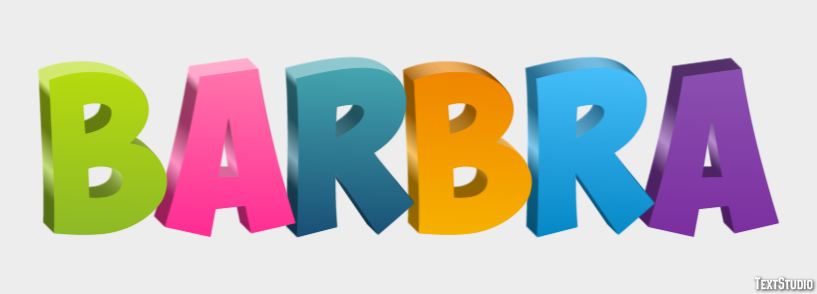 Barbra Texteffekt