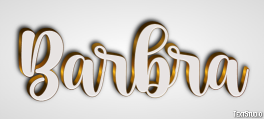 Barbra Text Effect
