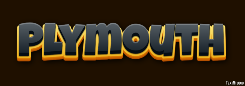Plymouth Efekt tekstowy