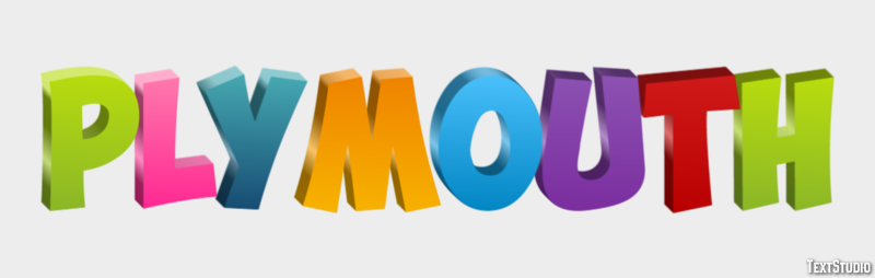 Plymouth Efekt tekstowy