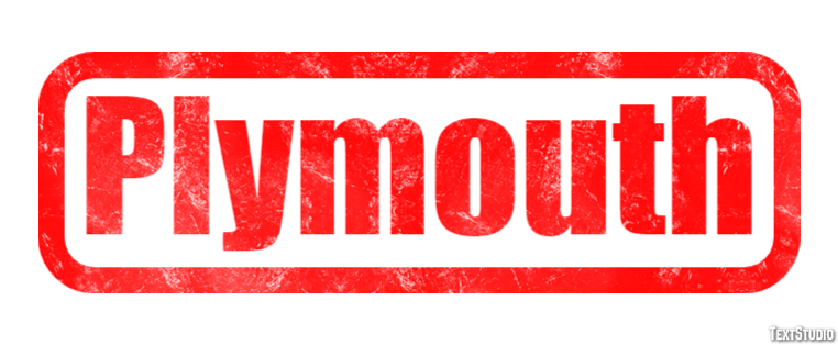 Plymouth Efekt tekstowy