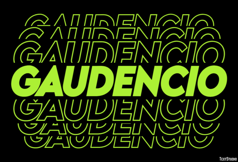 Gaudencio Effetto testo
