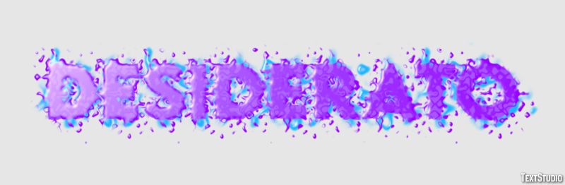Desiderato Text Effect