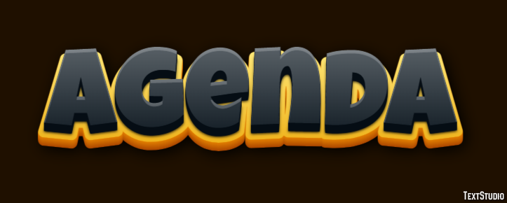 Agenda Text Effect
