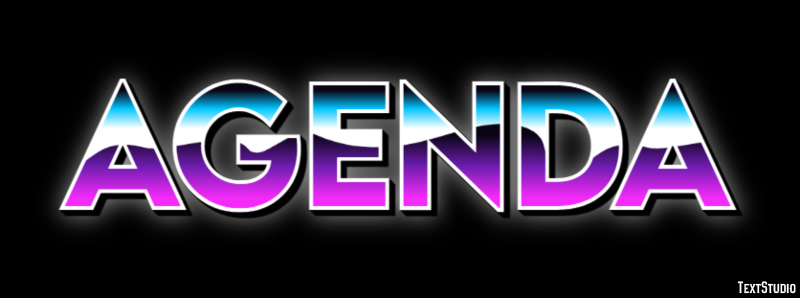 Agenda テキスト効果