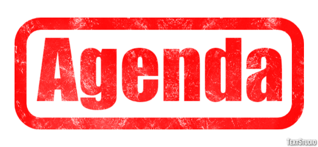 Agenda Text Effect