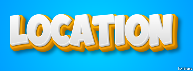 Location Text Effect