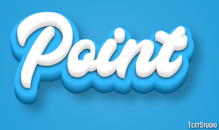 Point Text Effect