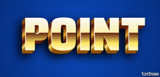 Point Text Effect