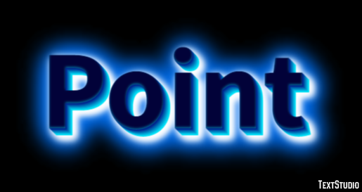 Point Text Effect