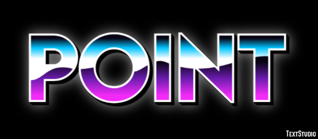 Point Text Effect