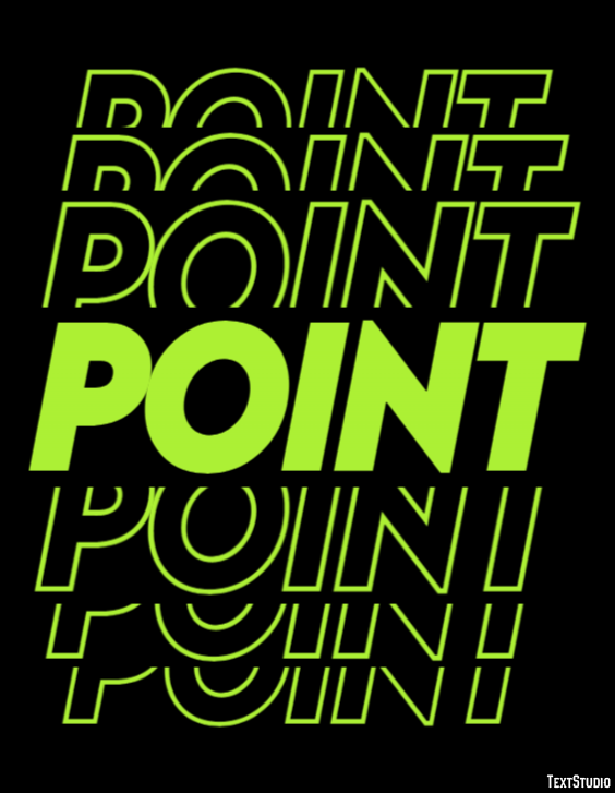 Point Text Effect