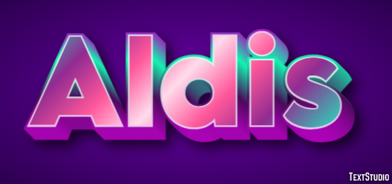 Aldis Text Effect