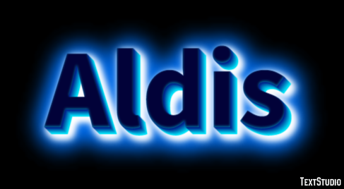 Aldis Efecto de Texto