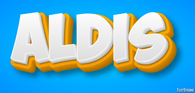 Aldis Text Effect