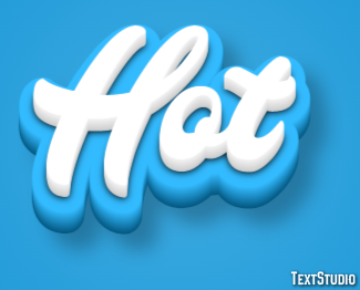 Hot Text Effect
