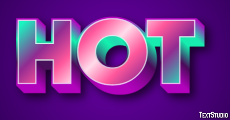 Hot Text Effect