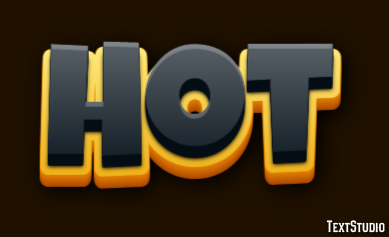 Hot Text Effect