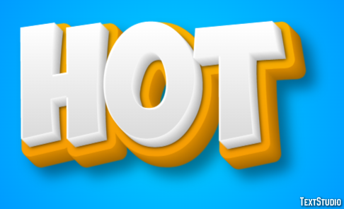 Hot Text Effect