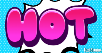 Hot Text Effect