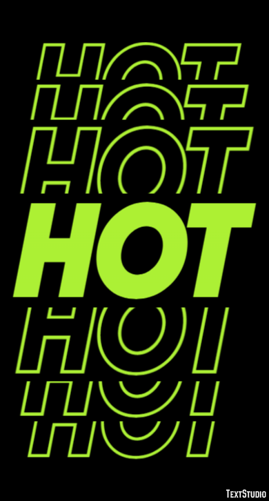 Hot Text Effect