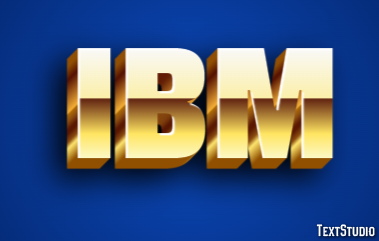 IBM Texteffekt