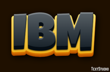 IBM Texteffekt