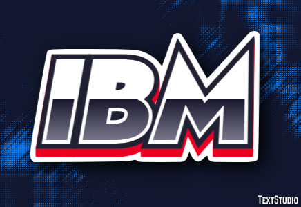 IBM Text Effect
