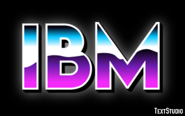 IBM Texteffekt
