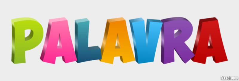 Palavra Effetto testo