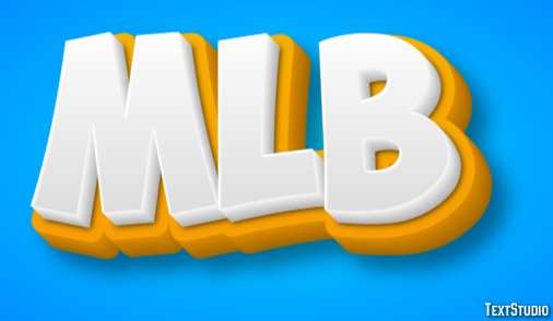 MLB Tekst effect