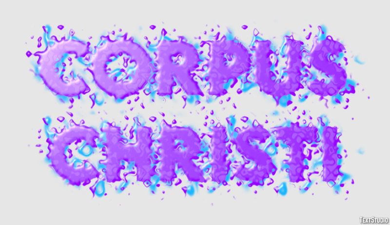 Corpus Christi Texteffekt