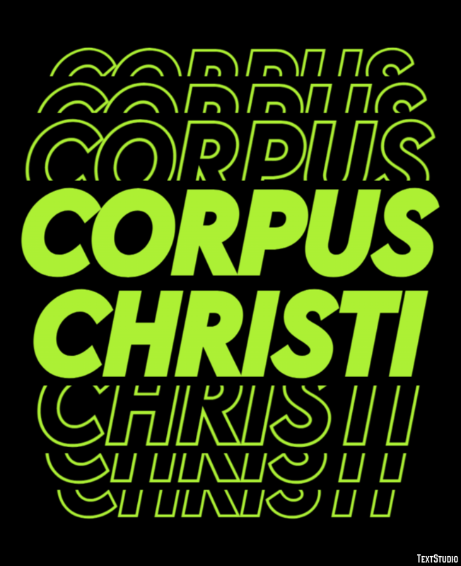 Corpus Christi Texteffekt