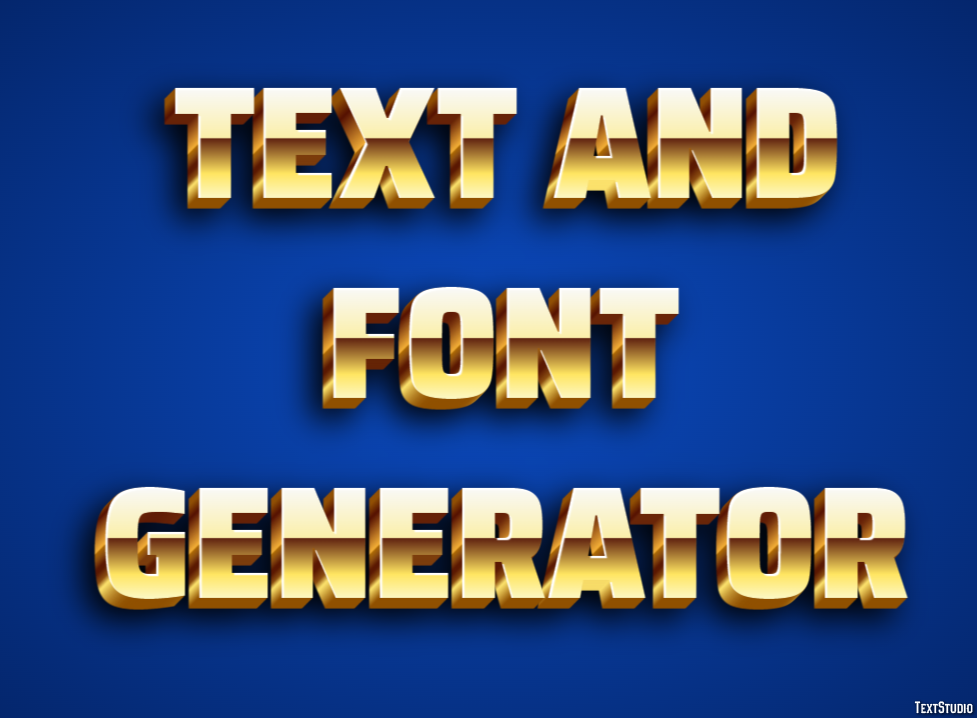 Text And Font Generator Tekst effect