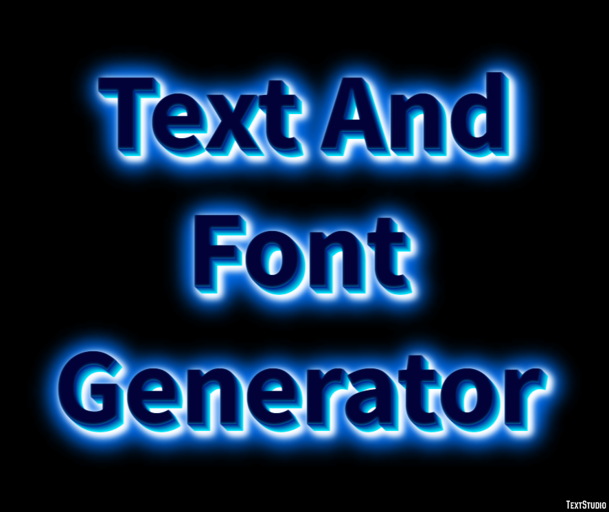 Text And Font Generator Effetto testo