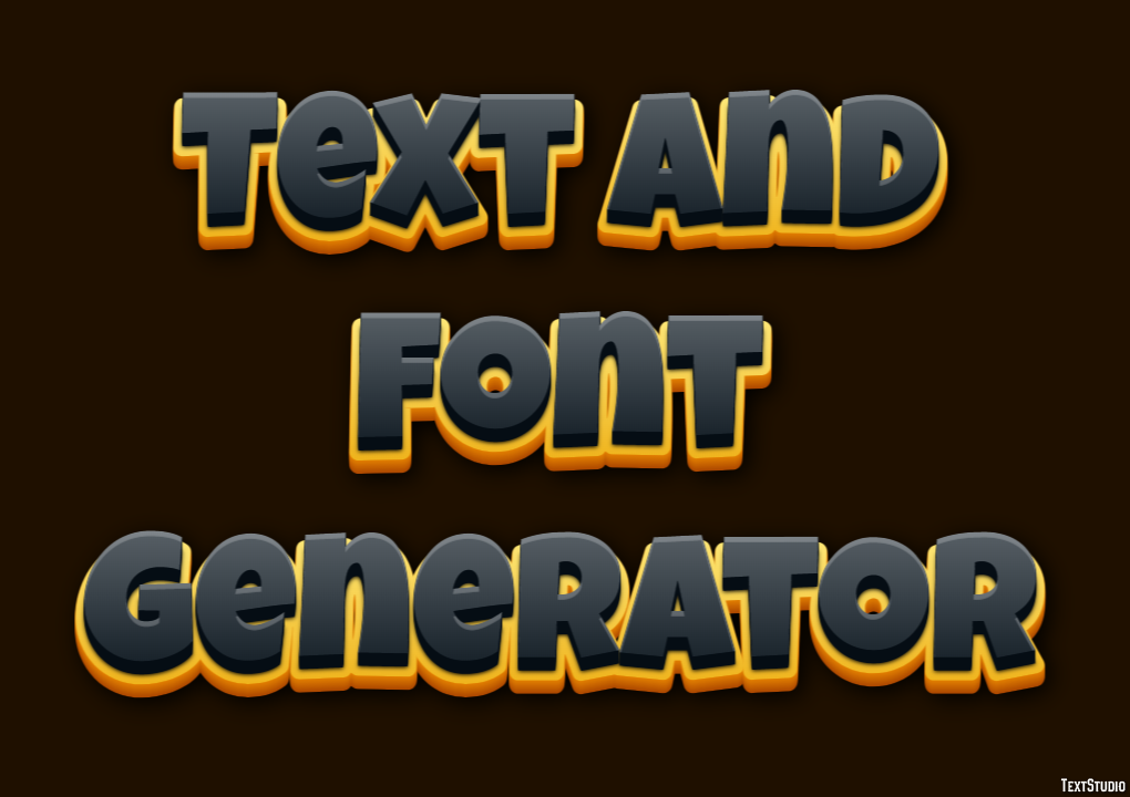 Text And Font Generator Effetto testo