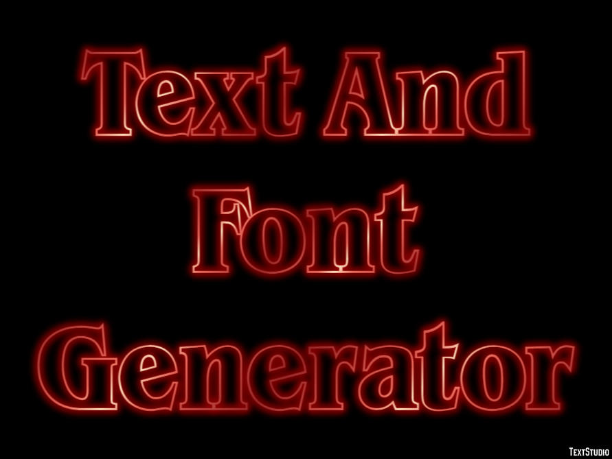 Text And Font Generator Effetto testo