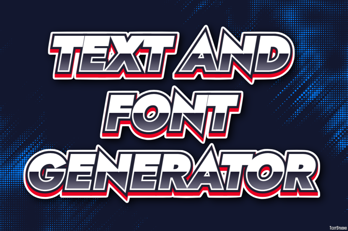 Text And Font Generator Effetto testo