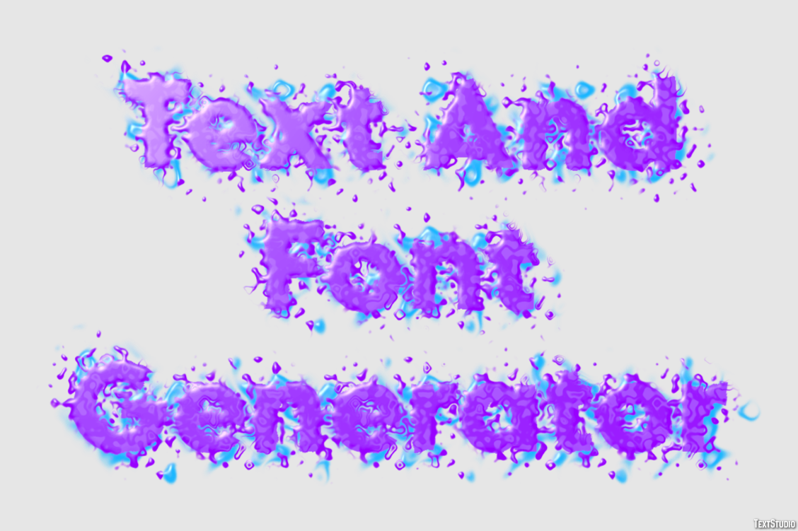 Text And Font Generator Effetto testo