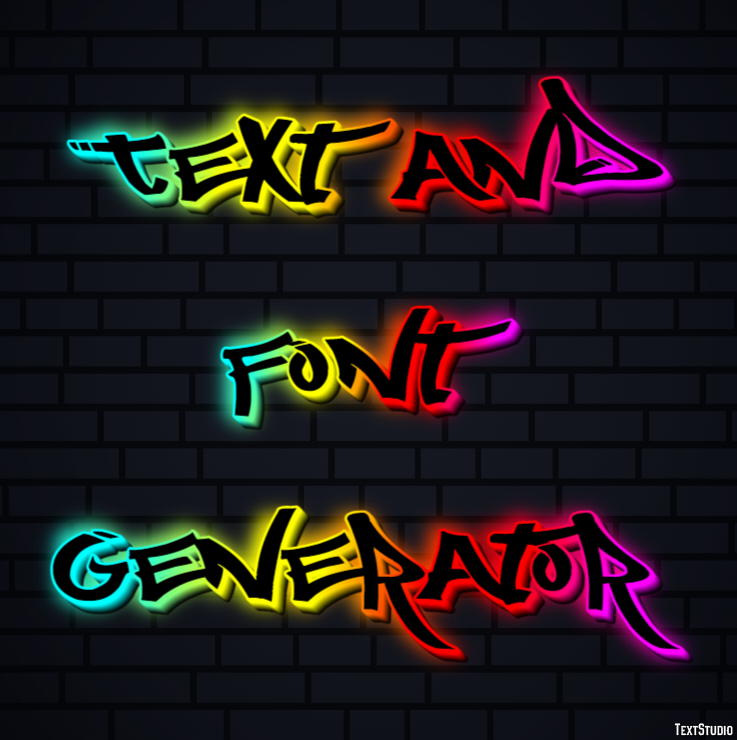 Text And Font Generator Effetto testo