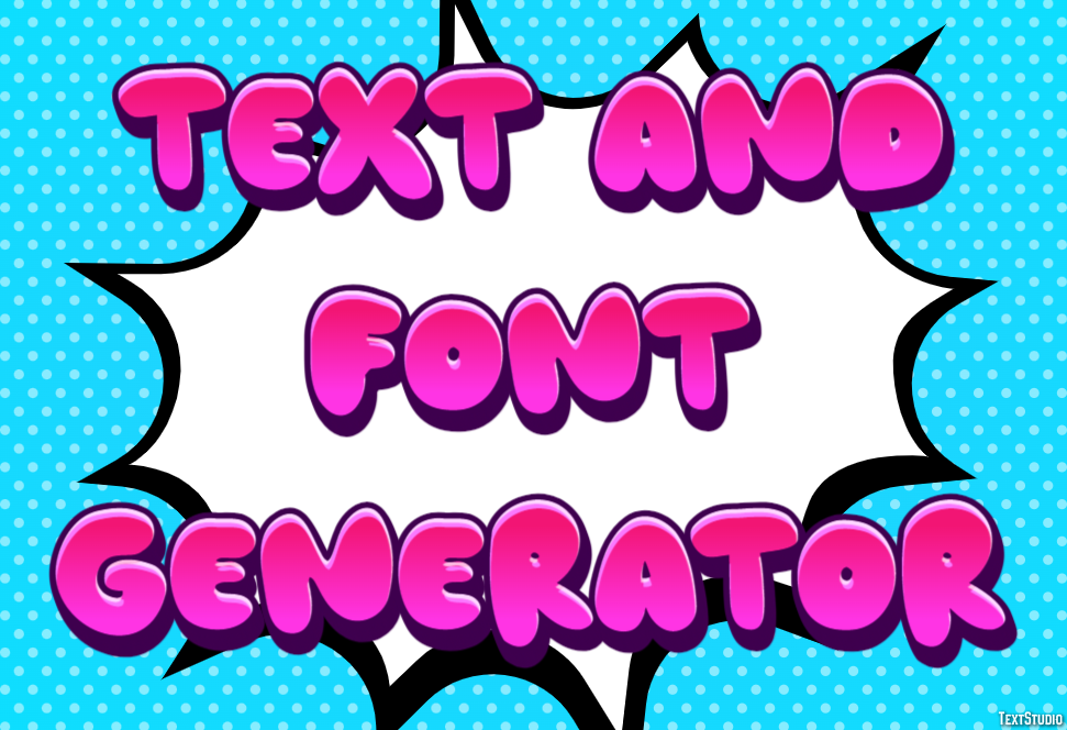 Text And Font Generator Effetto testo