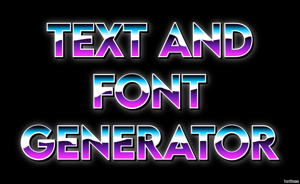 Text And Font Generator Effetto testo
