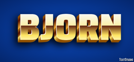 Bjorn Text Effect