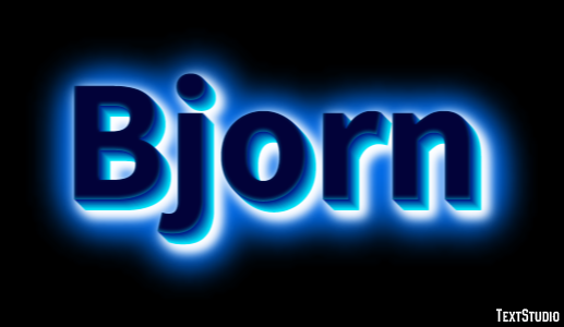 Bjorn Texteffekt